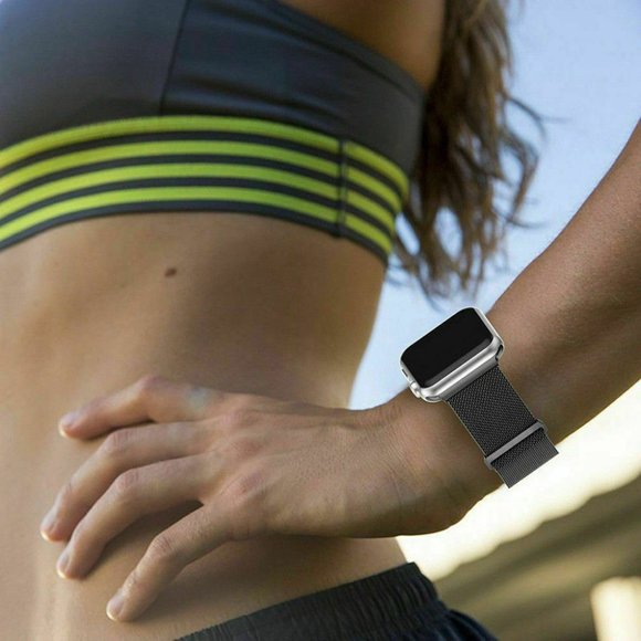 Milanese Mesh Stainless Steel Band for Apple Watch - Picture 7 of 10